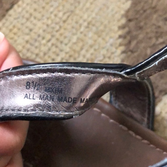 8.5 black glitter sandals - Picture 3 of 3